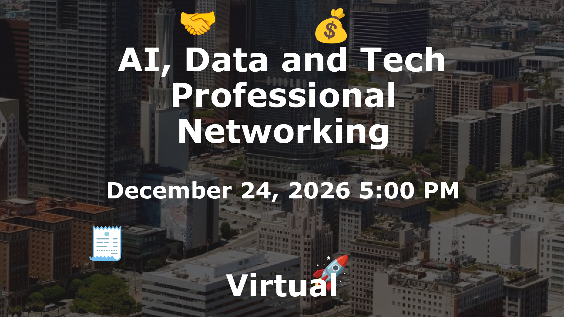 AI, Data and Tech Professional Networking event image